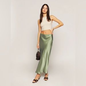 Reformation/ Layla Silk Skirt